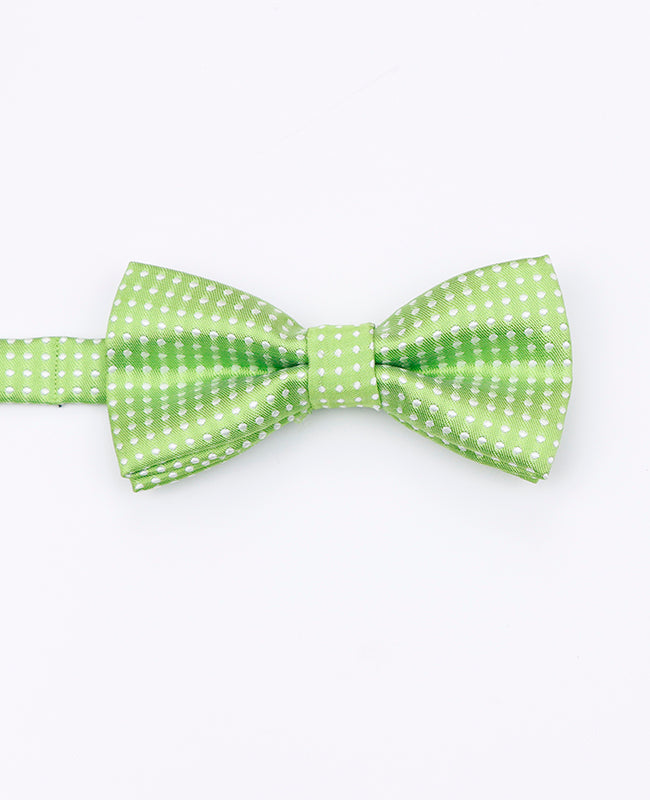 Vlinderdas Groen nr.1 Met Stippen Kinderen in Polyester | Louis - Unipap's