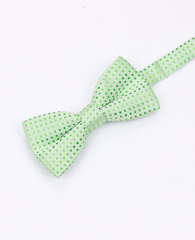 Vlinderdas Groen nr.2 Met Stippen Kinderen in Polyester | Louis - Unipap's