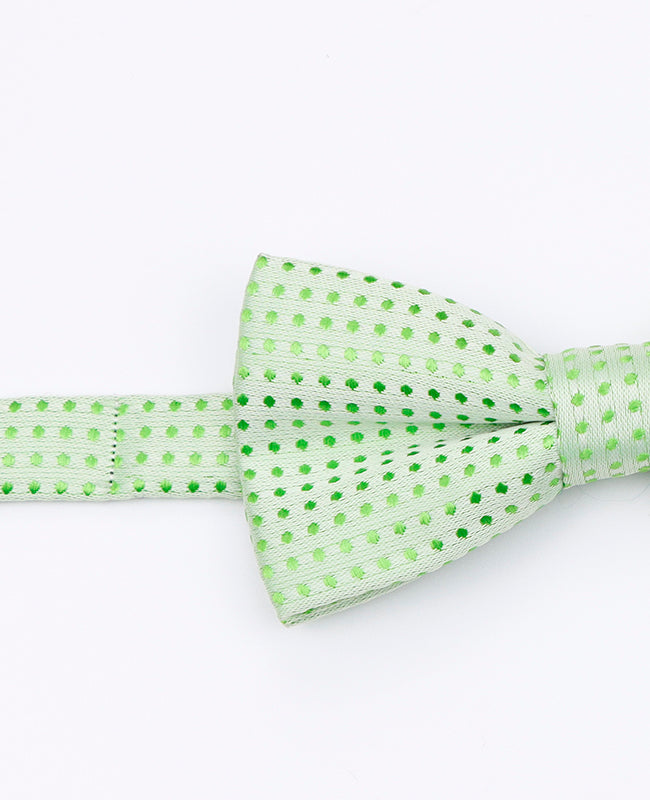 Vlinderdas Groen nr.2 Met Stippen Kinderen in Polyester | Louis - Unipap's