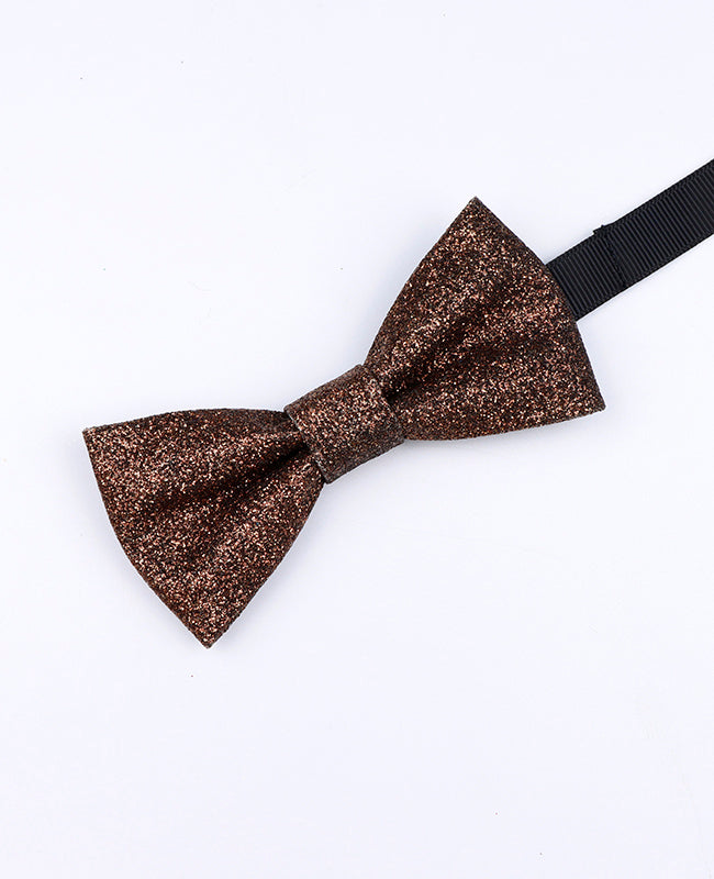 Vlinderdas met Pailletten Bruin Kinderen in Polyester &ldquo;Olive&rdquo;