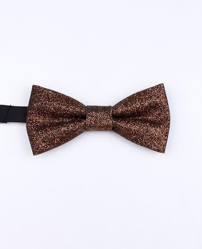 Vlinderdas met Pailletten Bruin Kinderen in Polyester "Olive"