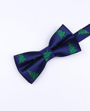Kerst Vlinderdas Blauw nr.1 Kinderen in Polyester 