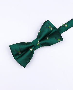 Vlinderdas Kerst Groen nr.2 Kinderen in Polyester 