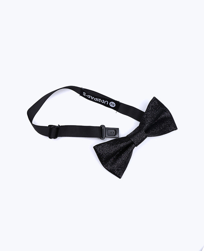 Vlinderdas met Pailletten Zwart nr.1 Kinderen in Polyester "Olive"