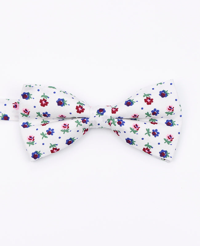 Noeud Papillon Liberty Blanc n°1 Homme en Coton