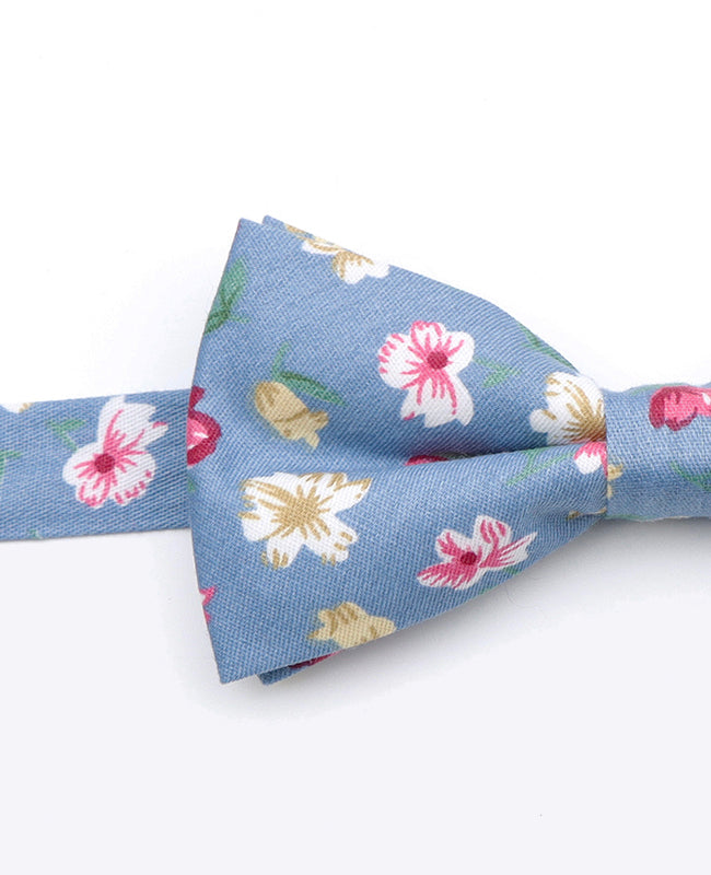 Vlinderdas Liberty Blauw nr.4 Heren in Katoen | Gaspard - Unipap's