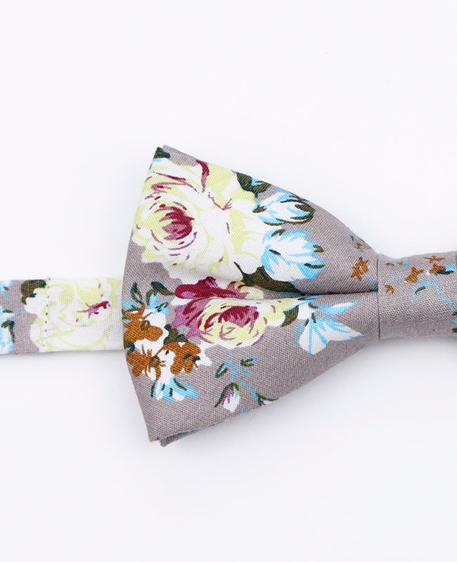 Noeud Papillon Liberty Gris Homme en Coton | Gaspard - Unipap's