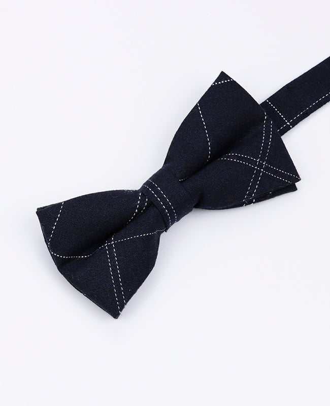 Vlinderdas Tartan Zwart nr.1 Heren in Katoen | Marcel - Unipap's