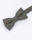Vlinderdas Tartan Grijs nr.9 Heren in Wol | Nobert - Unipap's