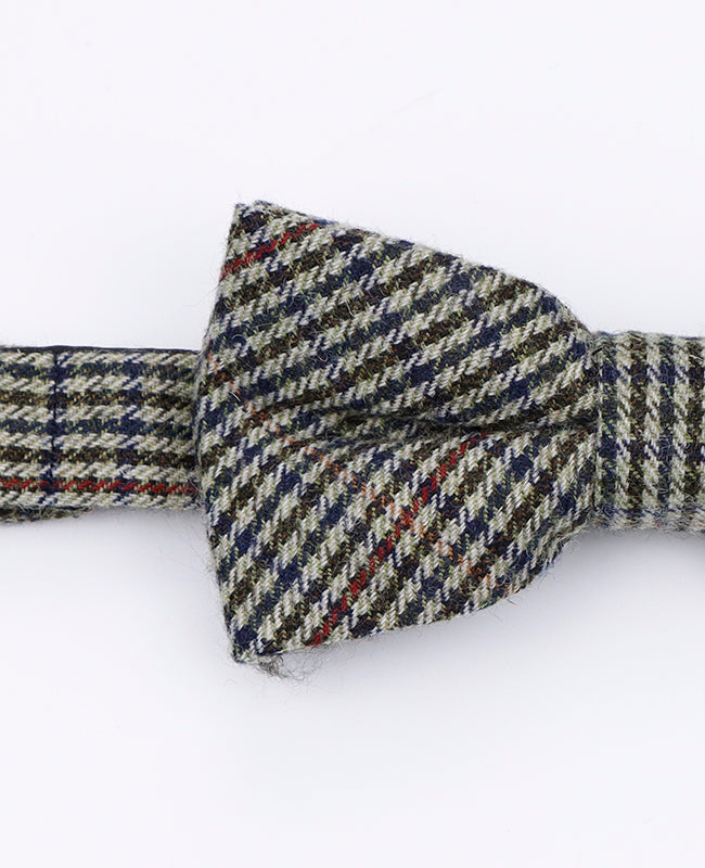 Vlinderdas Tartan Grijs nr.9 Heren in Wol | Nobert - Unipap's
