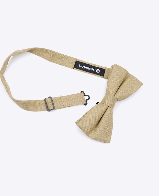 Vlinderdas Beige nr.1 Heren in Linnen | Basile - Unipap's