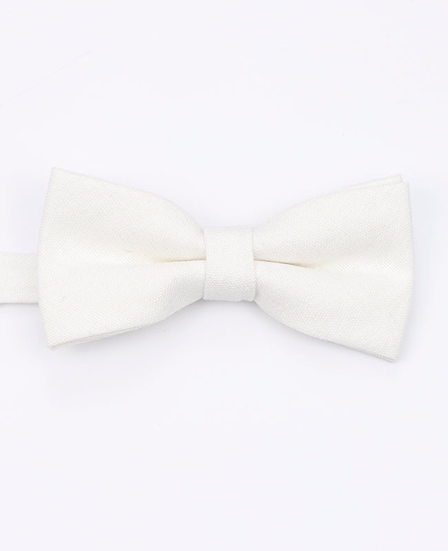Vlinderdas Wit nr.1 Heren in Linnen | Basile - Unipap's