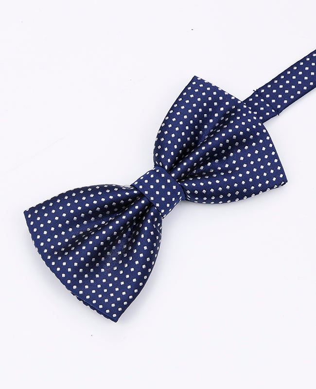 Vlinderdas Blauw nr.1 Met Stippen Heren in Polyester | Louis - Unipap's