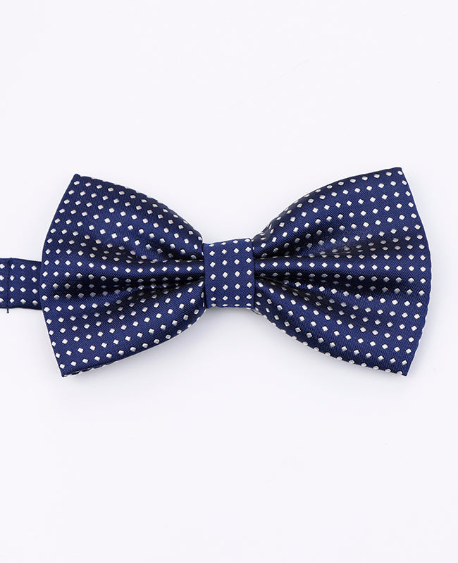 Vlinderdas Blauw nr.1 Met Stippen Heren in Polyester | Louis - Unipap's
