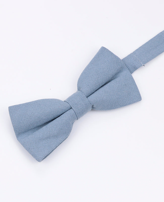 Vlinderdas Blauw nr.2 Heren in Katoen "Edgard"