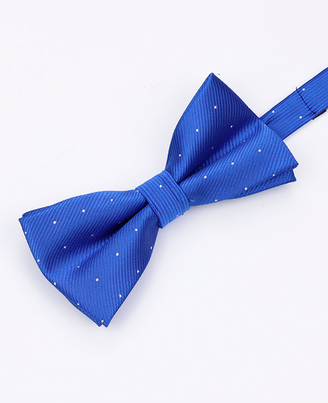 Vlinderdas Blauw nr.2 Met Stippen Heren in Polyester | Georges - Unipap's