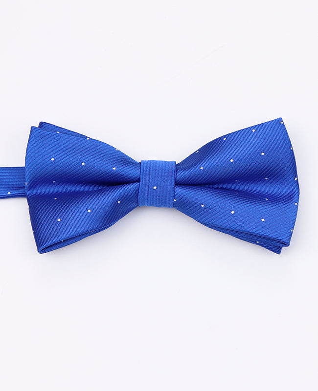 Vlinderdas Blauw nr.2 Met Stippen Heren in Polyester | Georges - Unipap's
