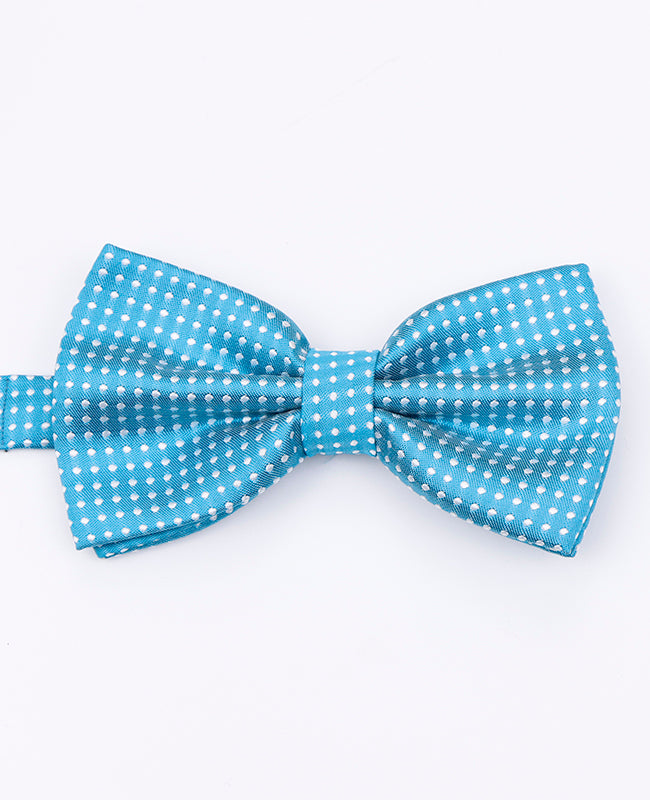 Noeud Papillon Bleu n°4 à Pois Homme en Polyester | Louis - Unipap's