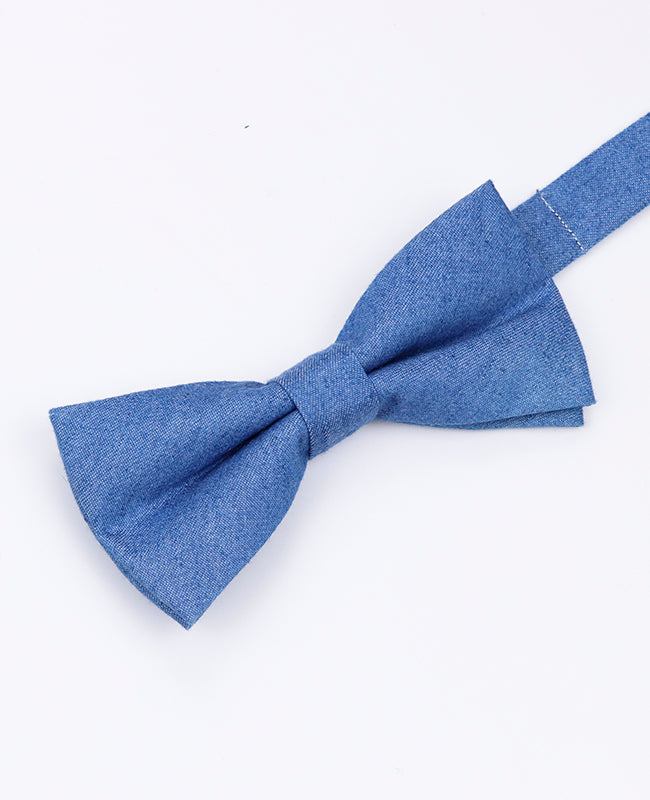 Vlinderdas Blauw nr.5 Heren in Katoen "Edgard"
