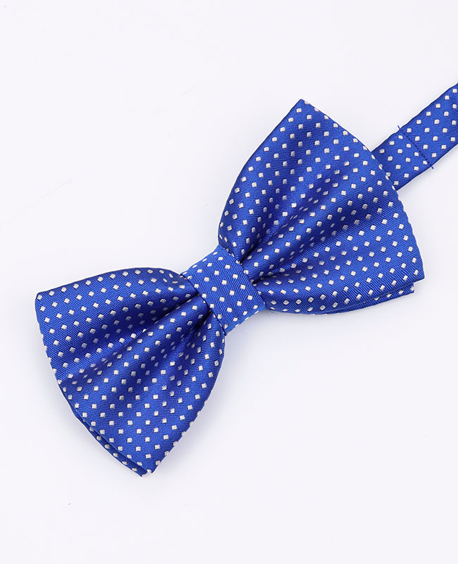 Vlinderdas Blauw nr.5 Met Stippen Heren in Polyester | Louis - Unipap's