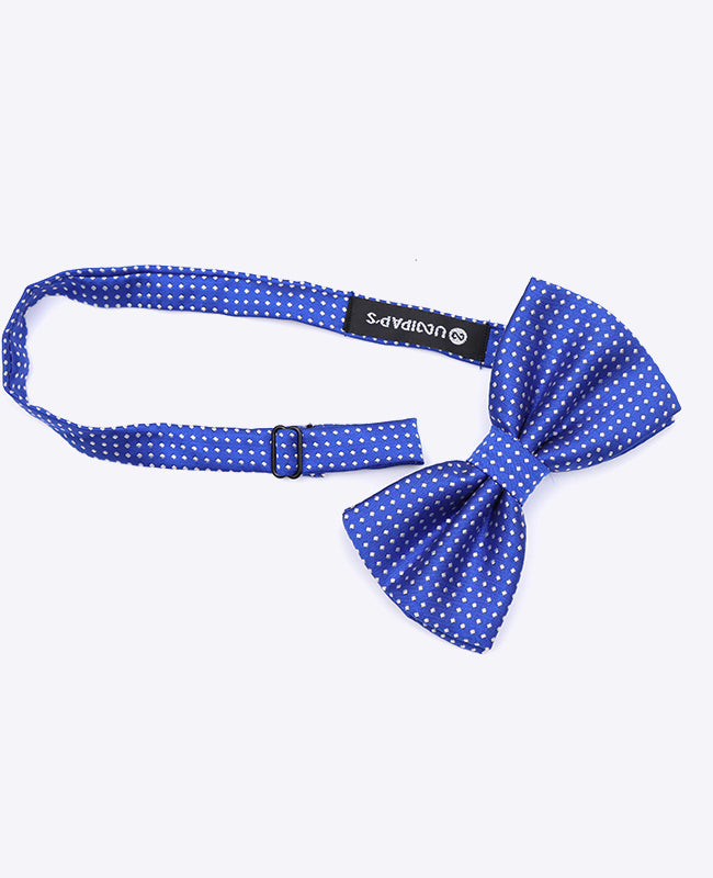 Vlinderdas Blauw nr.5 Met Stippen Heren in Polyester | Louis - Unipap's