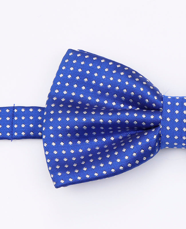 Vlinderdas Blauw nr.5 Met Stippen Heren in Polyester | Louis - Unipap's