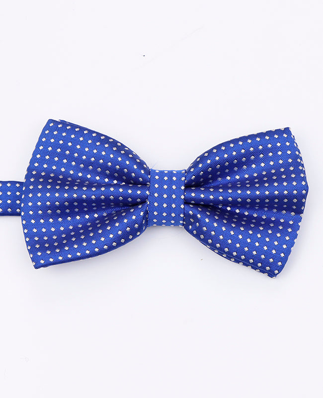 Vlinderdas Blauw nr.5 Met Stippen Heren in Polyester | Louis - Unipap's
