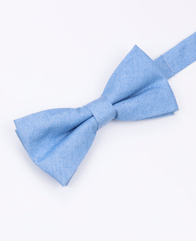Vlinderdas Blauw nr.6 Heren in Katoen "Edgard"