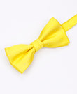 Noeud Papillon Jaune n°1 à Pois Homme en Polyester | Georges - Unipap's