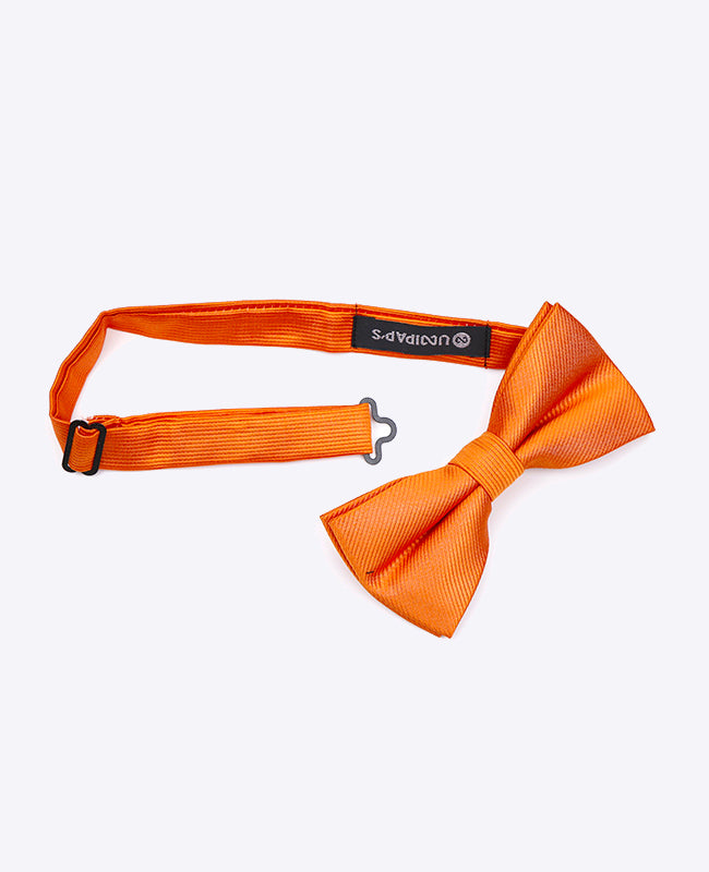 Vlinderdas Oranje Heren in Polyester | Lucien - Unipap's