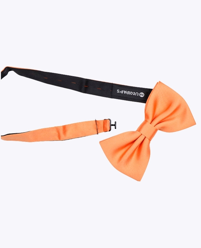 Vlinderdas Oranje nr.2 Heren in Polyester "Anatole"