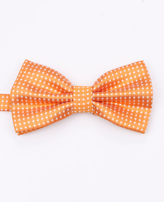 Vlinderdas Oranje Met Stippen Heren in Polyester | Louis - Unipap's