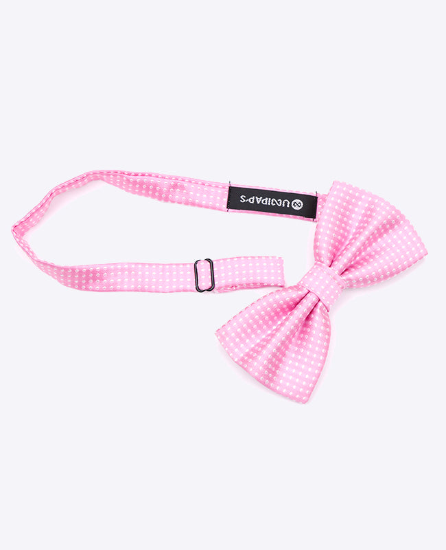 Vlinderdas Roze nr.1 Met Stippen Heren in Polyester | Louis - Unipap's