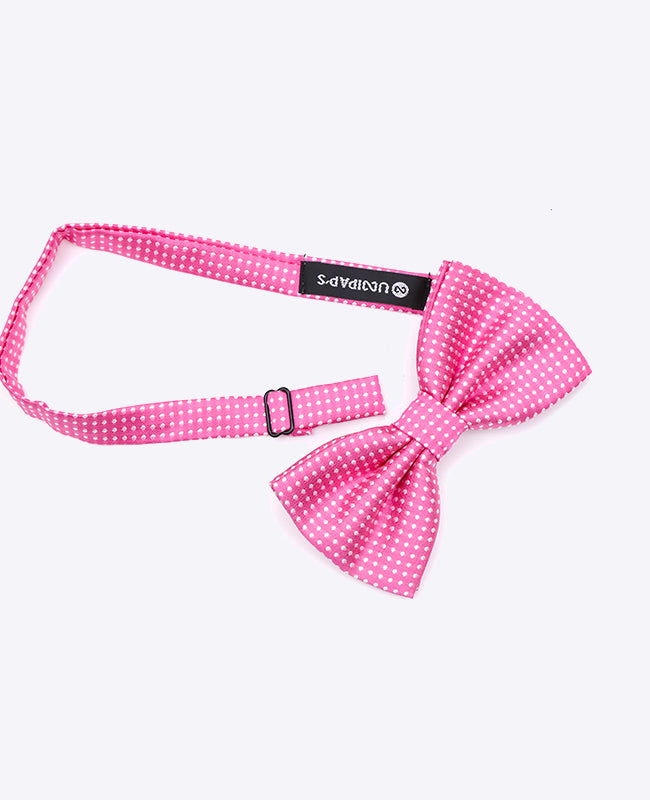 Vlinderdas Roze nr.2 Met Stippen Heren in Polyester | Louis - Unipap's