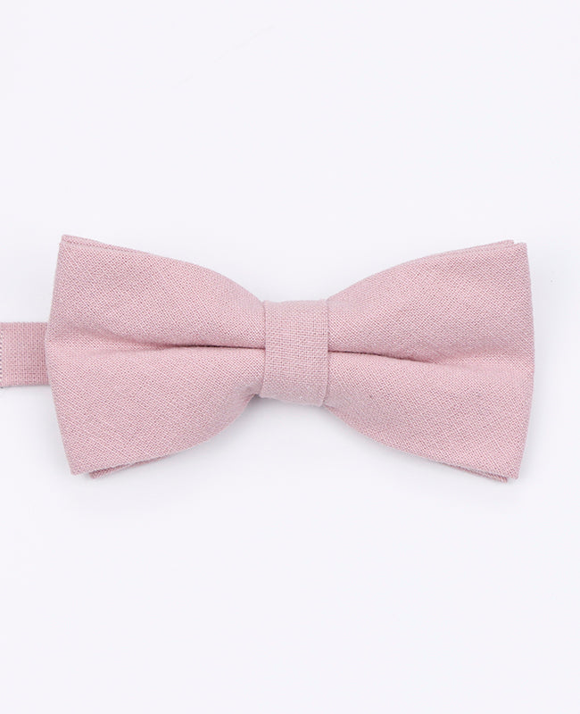 Noeuds Papillon Rose n°3 Père & Fils en Coton «Edgard»