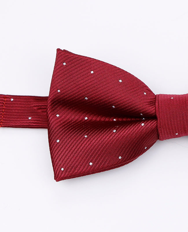 Vlinderdas Rood nr.1 Met Stippen Heren in Polyester | Georges - Unipap's
