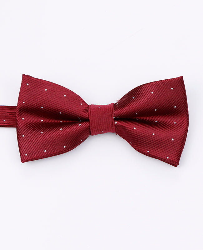 Vlinderdas Rood nr.1 Met Stippen Heren in Polyester | Georges - Unipap's