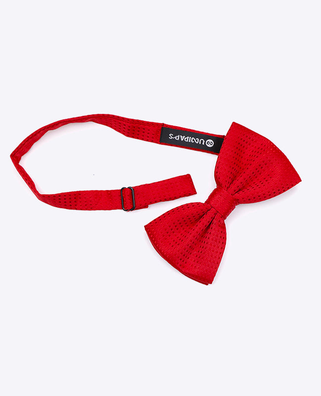 Vlinderdas Rood nr.1 Met Stippen Heren in Polyester | Louis - Unipap's