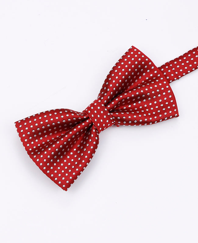 Vlinderdas Rood nr.2 Met Stippen Heren in Polyester | Louis - Unipap's