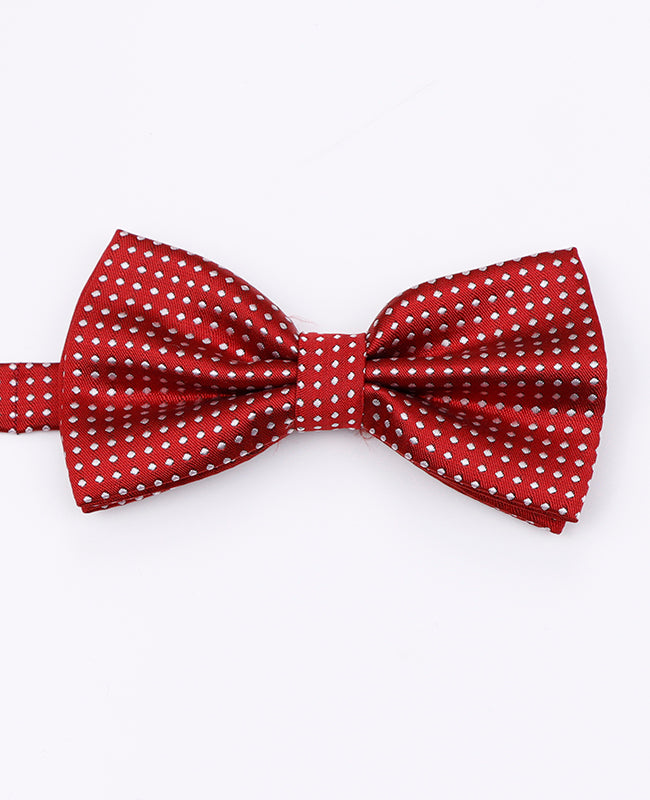 Vlinderdas Rood nr.2 Met Stippen Heren in Polyester | Louis - Unipap's