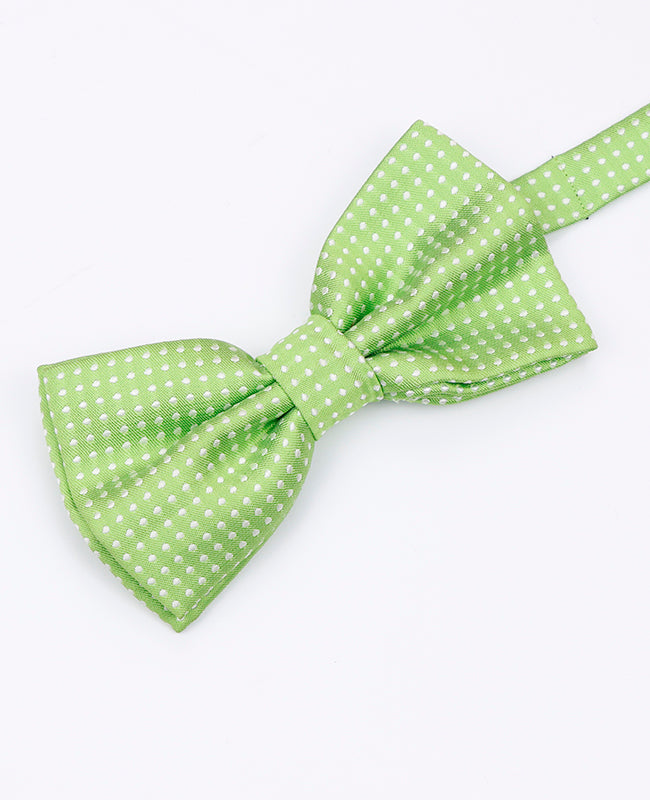 Vlinderdas Groen nr.1 Met Stippen Heren in Polyester | Louis - Unipap's