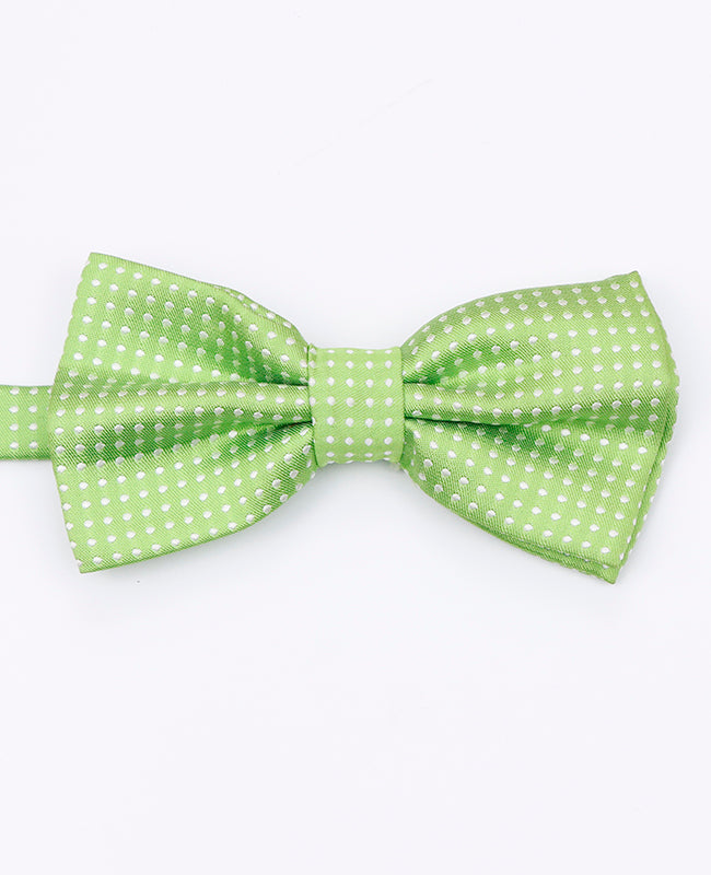 Vlinderdas Groen nr.1 Met Stippen Heren in Polyester | Louis - Unipap's