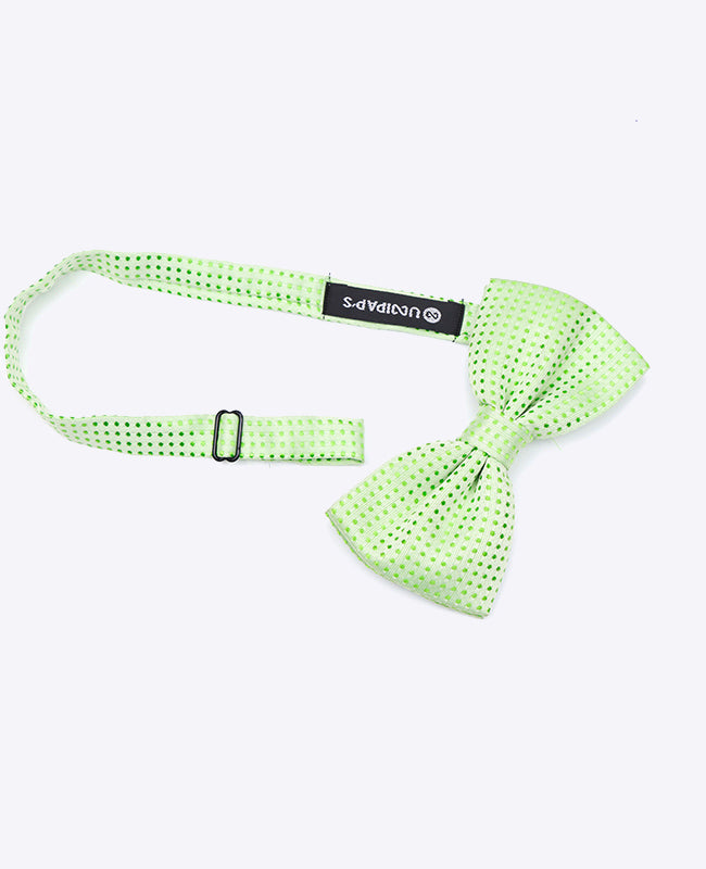 Vlinderdas Groen nr.2 Met Stippen Heren in Polyester | Louis - Unipap's