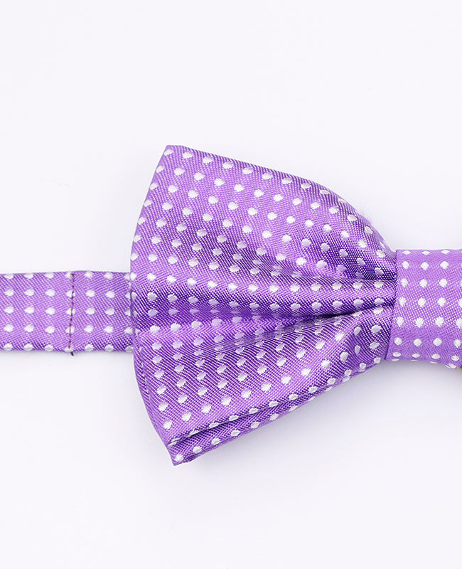 Vlinderdas Paars nr.1 Met Stippen Heren in Polyester | Louis - Unipap's