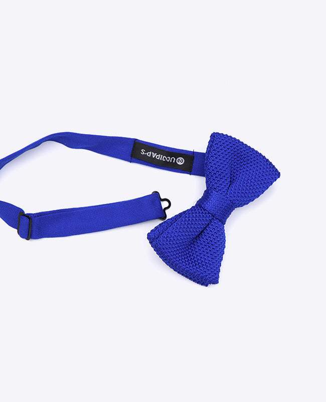 Vlinderdas Blauw nr.1 Heren in Tricot "Léon"