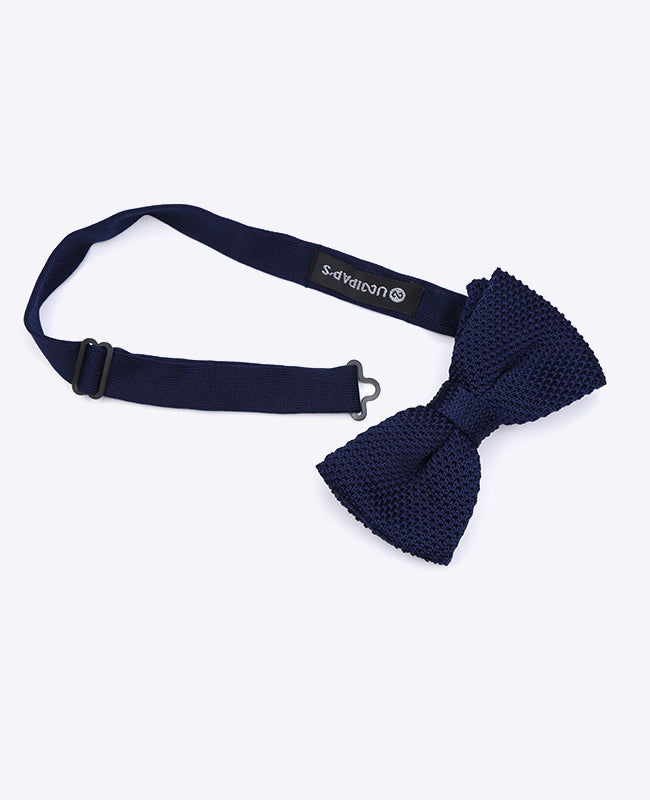 Vlinderdas Blauw nr.2 Heren in Tricot "Léon"