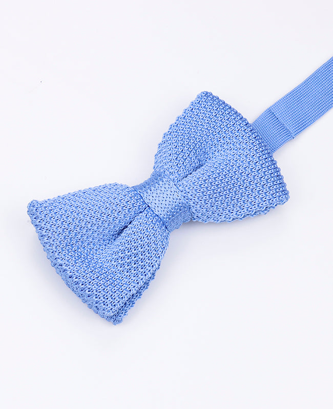 Vlinderdas Blauw nr.3 Heren in Tricot "Léon"