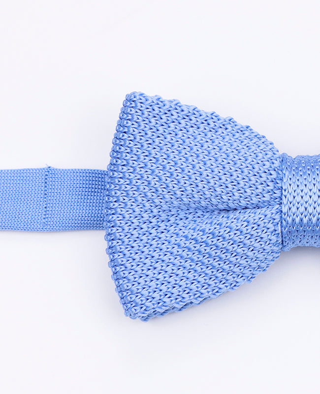Vlinderdas Blauw nr.3 Heren in Tricot "Léon"