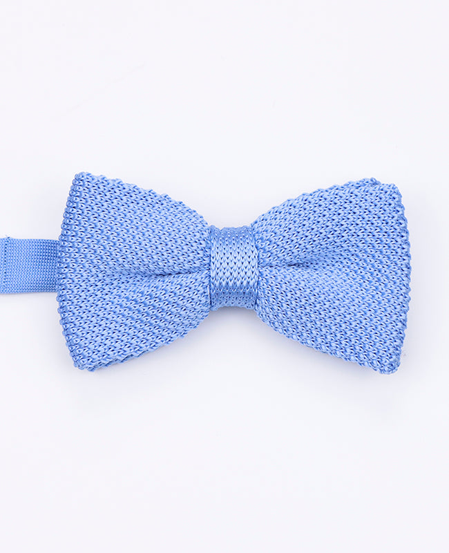 Vlinderdas Blauw nr.3 Heren in Tricot "Léon"