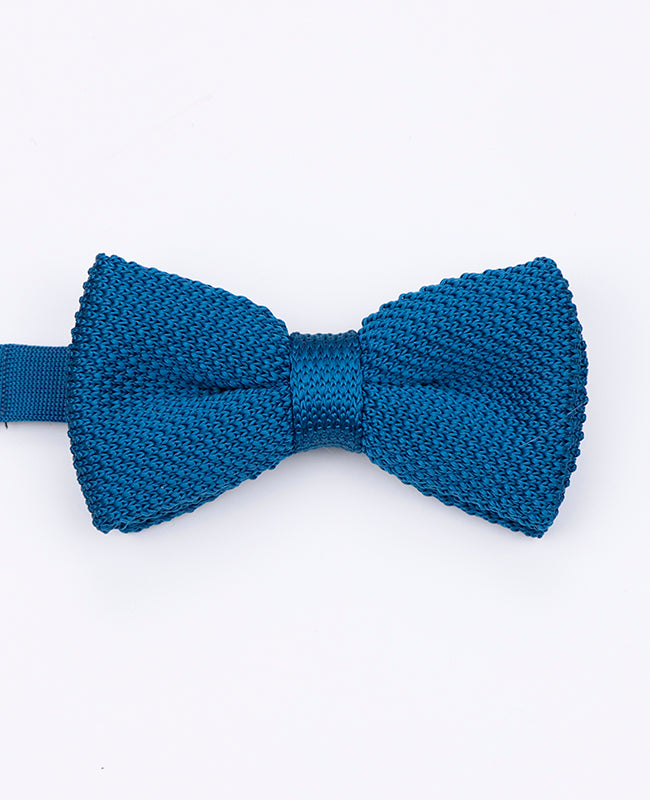 Vlinderdas Blauw nr.4 Heren in Tricot "Léon"